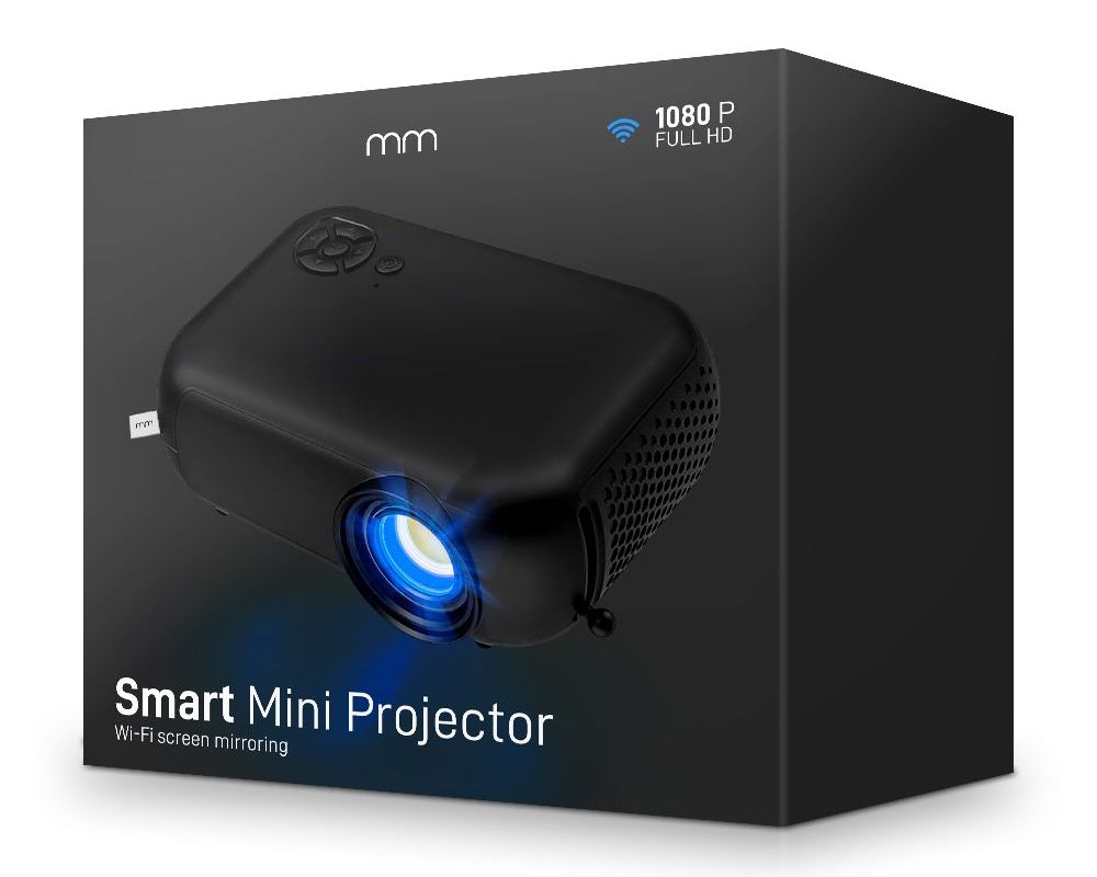 mini liten projektor för mobiltelefon på väggen wifi hd led usb portabel