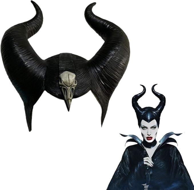 Maleficent Halloween-mask för pojkar (barn) eller vuxna