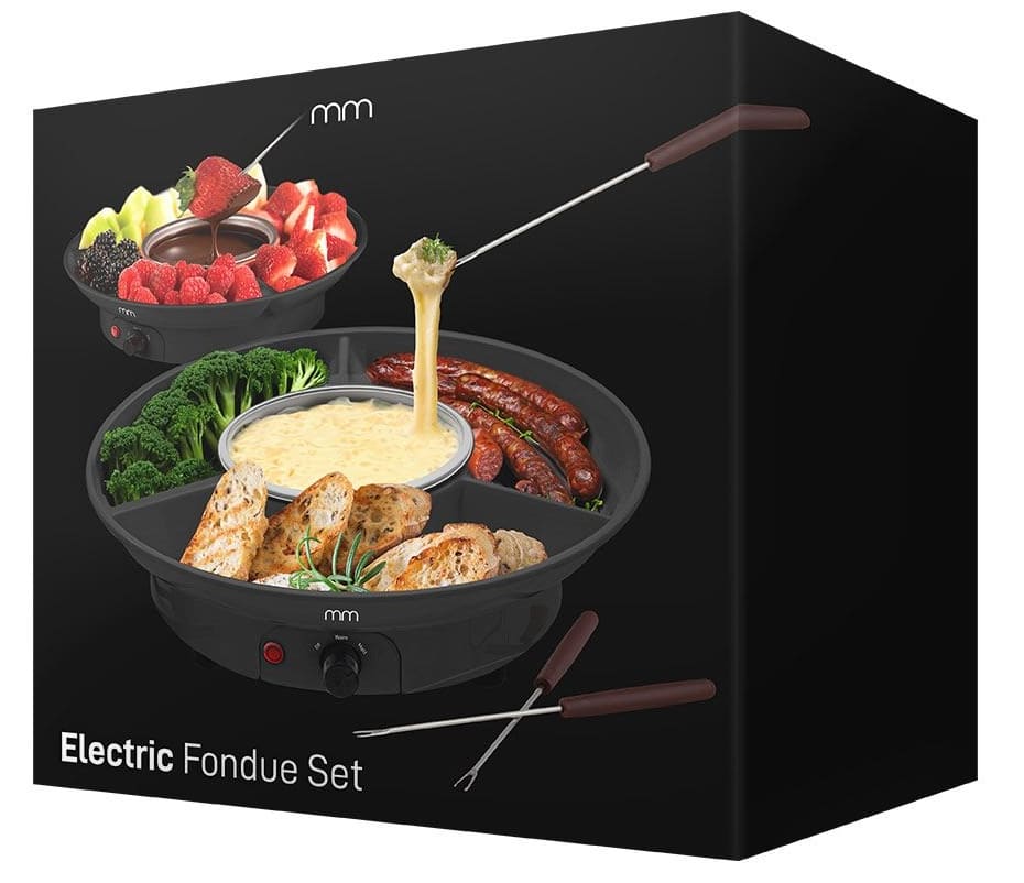 ost choklad fondue elektrisk set för att göra kit potten