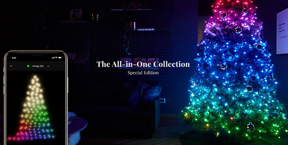 led tree christmas twinkly för smartphone app kontroll
