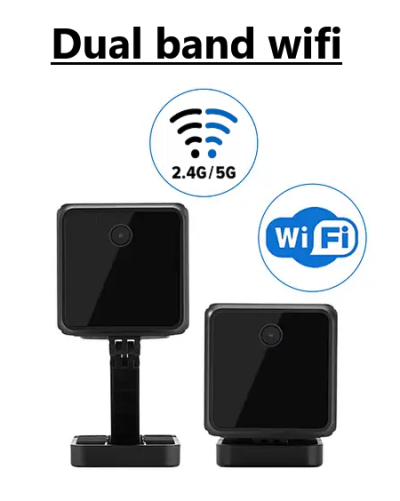 kamera med wifi dual band 2,4 eller 5 ghz mini säkerhet